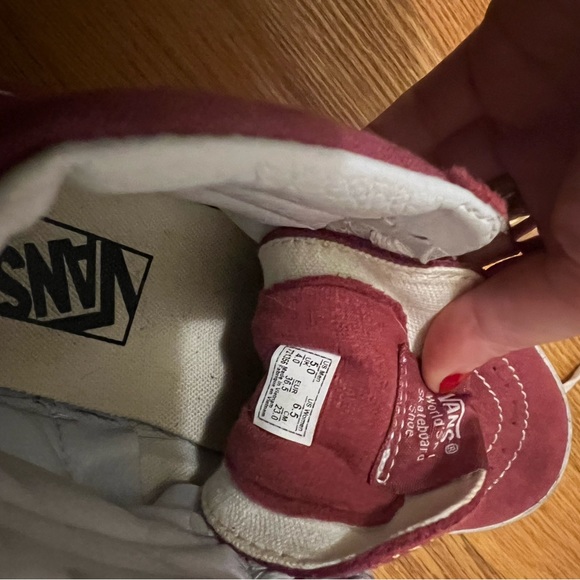 Vans Maroon HighTops - Picture 3 of 4